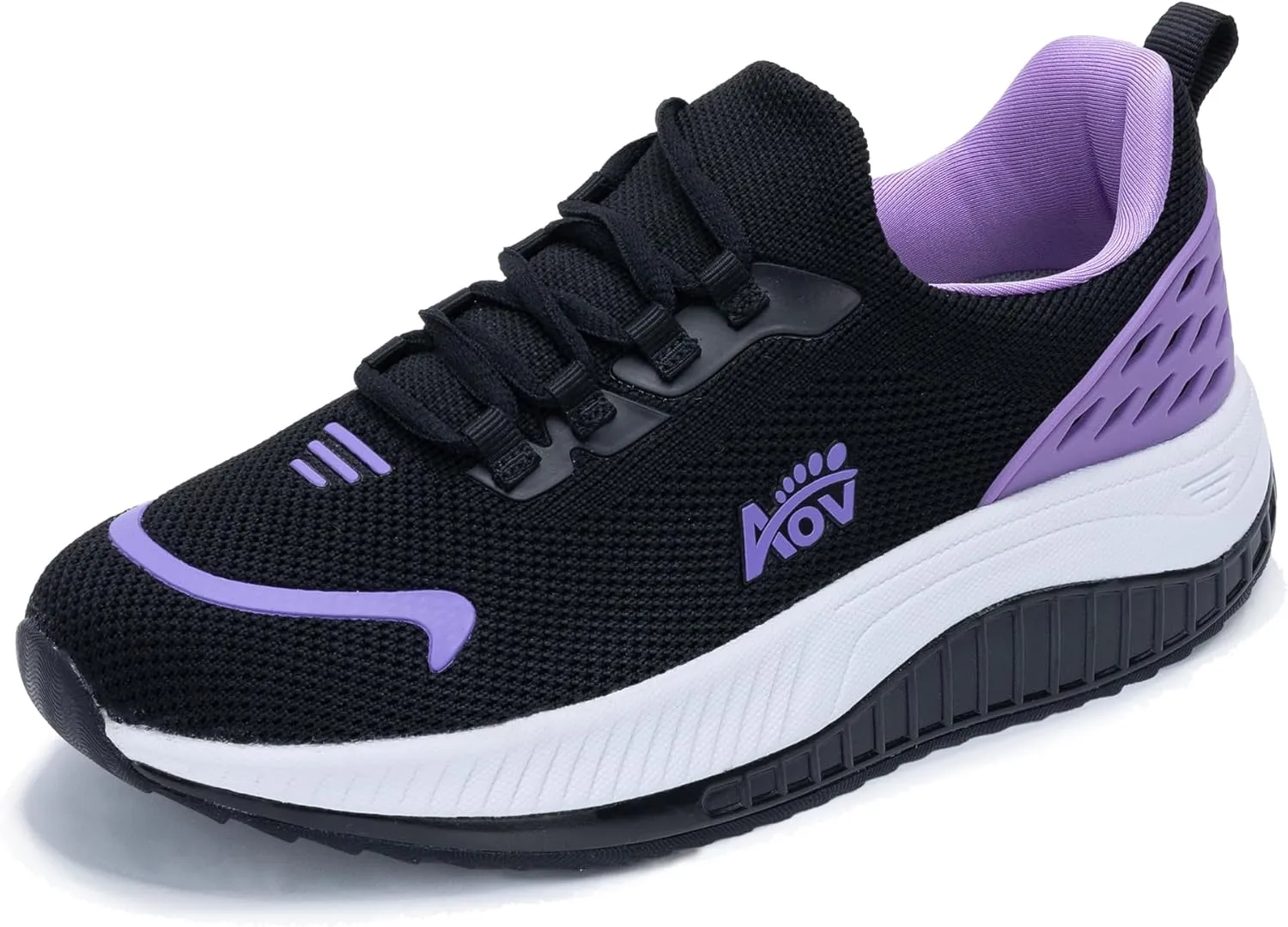 Womens Walking Shoes Arch Support Slip on Wide Platform Sneakers Comfortable Running Shoes for Gym Daily Leisure
