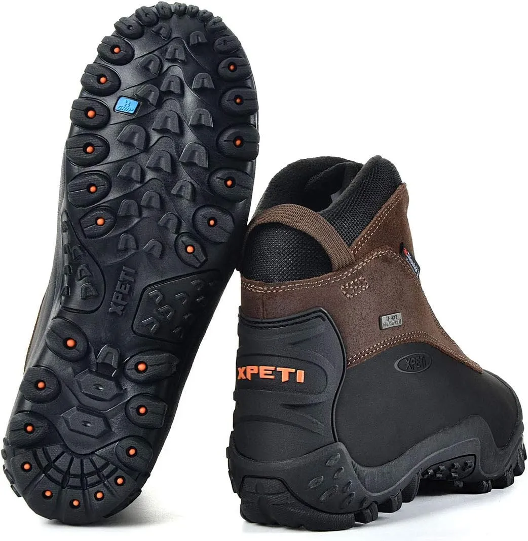 XPETI Men's SnowRider Insulated Waterproof Winter Snow Boots