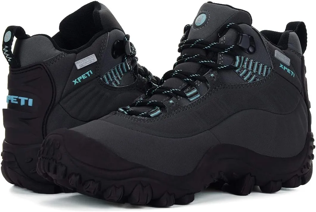 XPETI Women's Thermator Low-Top Waterproof Hiking Boots Non Slip Outdoor boots