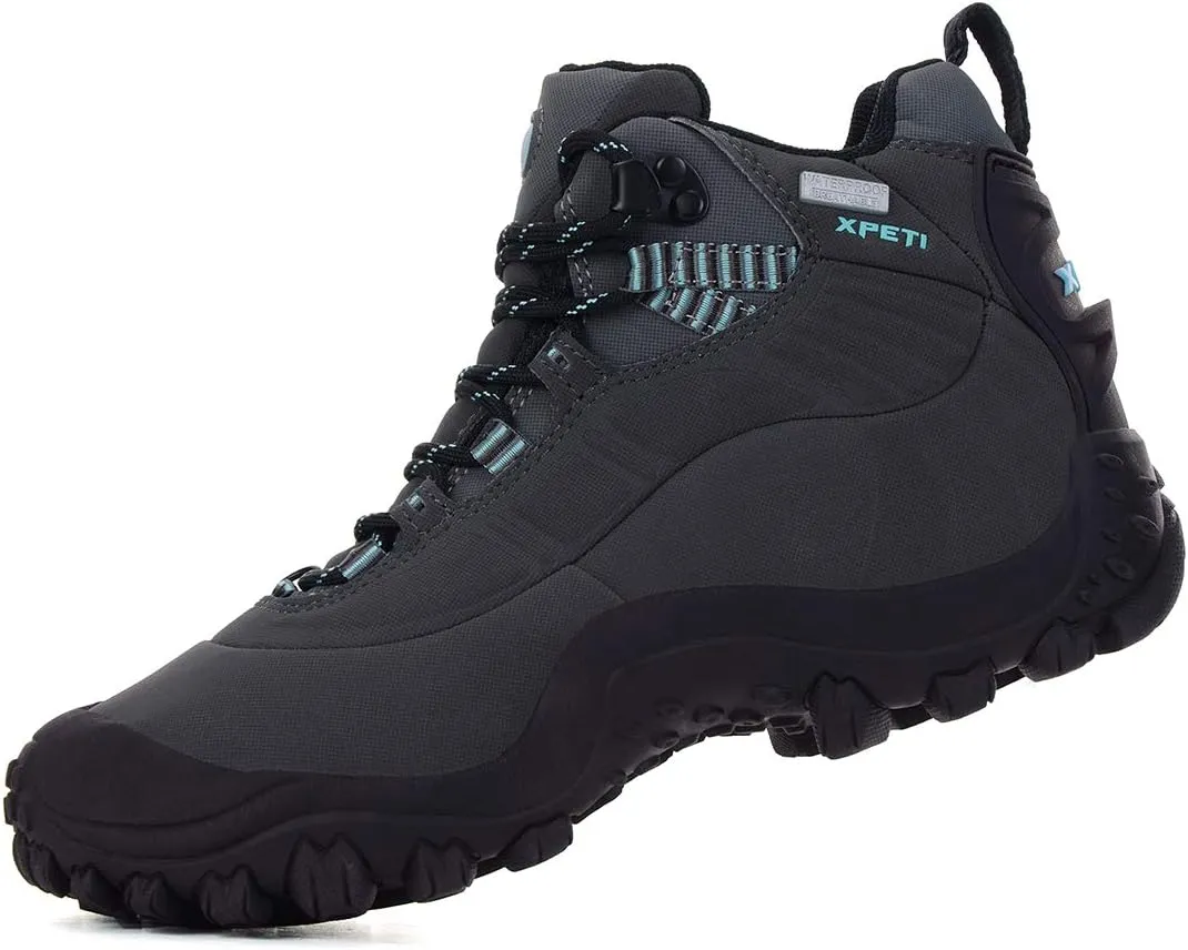 XPETI Women's Thermator Low-Top Waterproof Hiking Boots Non Slip Outdoor boots