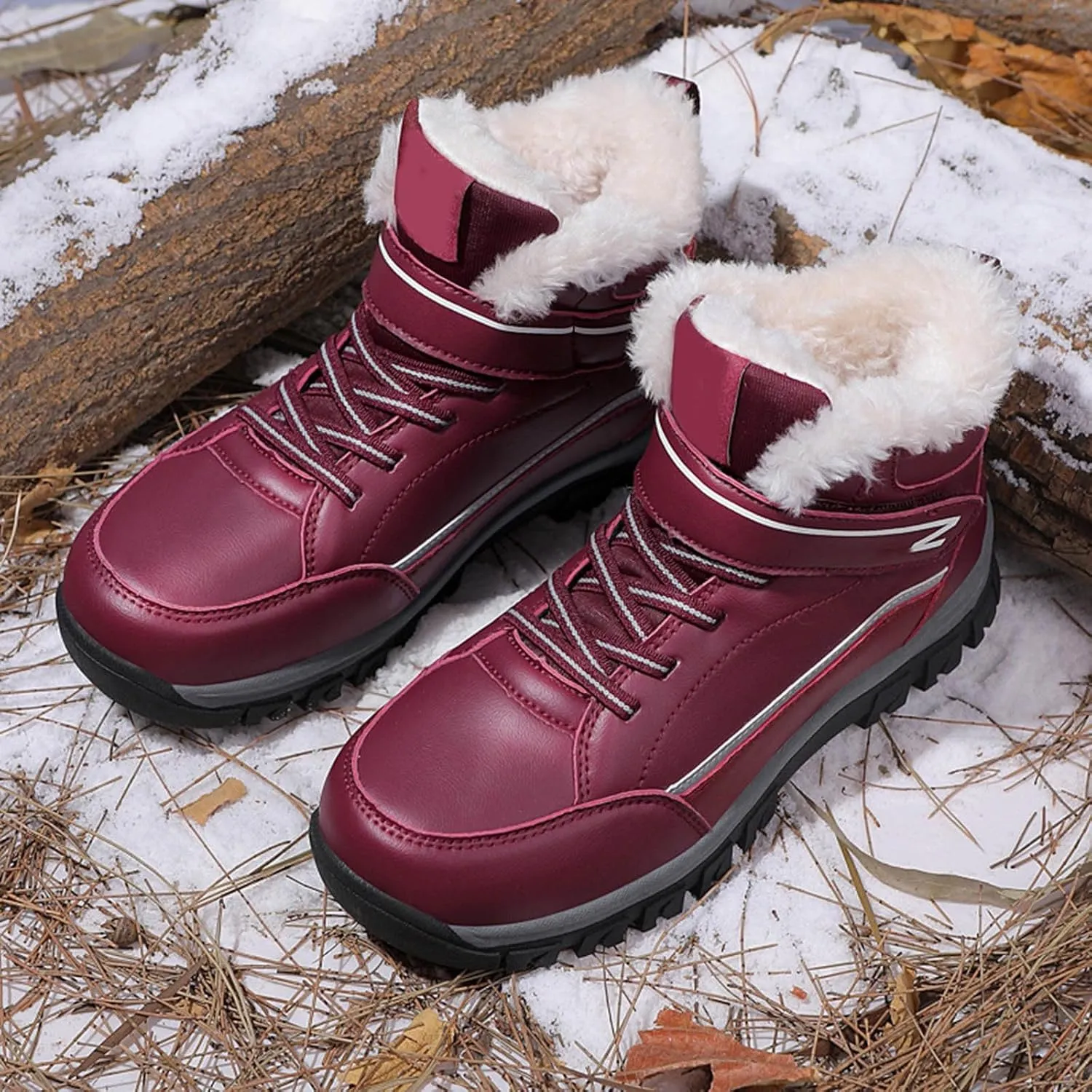 Yanzhenglip 2025 Winter Orthopedic Boots for Women Men,Warming Anti-Slip Sneakers,Cushioning Mountaineering Orthopedic Shoes