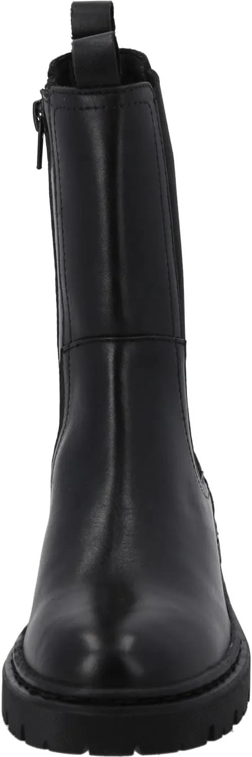 Yelna G Girls' Ankle Boots - Stylish Boots Made of Cowhide Leather - Handmade in Portugal - Lightly Lined - with Non-Slip TPR Sole - Modern & Comfortable