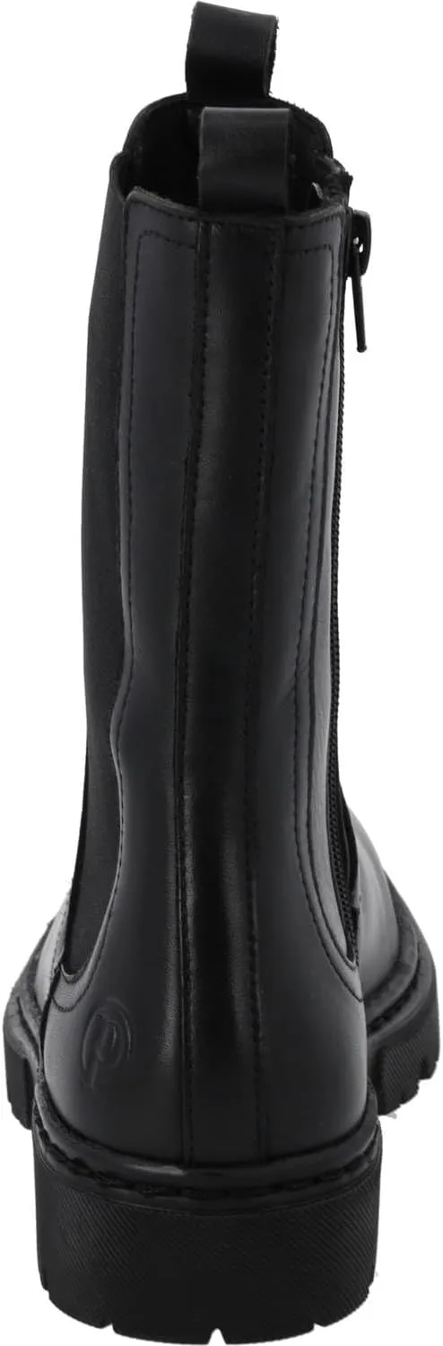 Yelna G Girls' Ankle Boots - Stylish Boots Made of Cowhide Leather - Handmade in Portugal - Lightly Lined - with Non-Slip TPR Sole - Modern & Comfortable