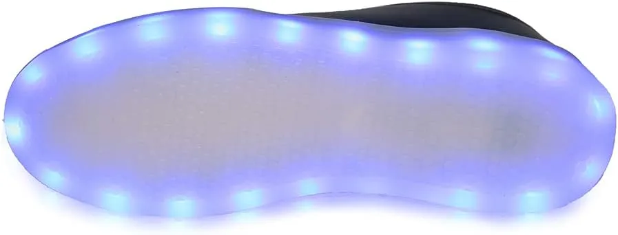 YuanRoad Unisex LED Light Up Shoes with USB Charging Glowing Luminous LED Sneakers