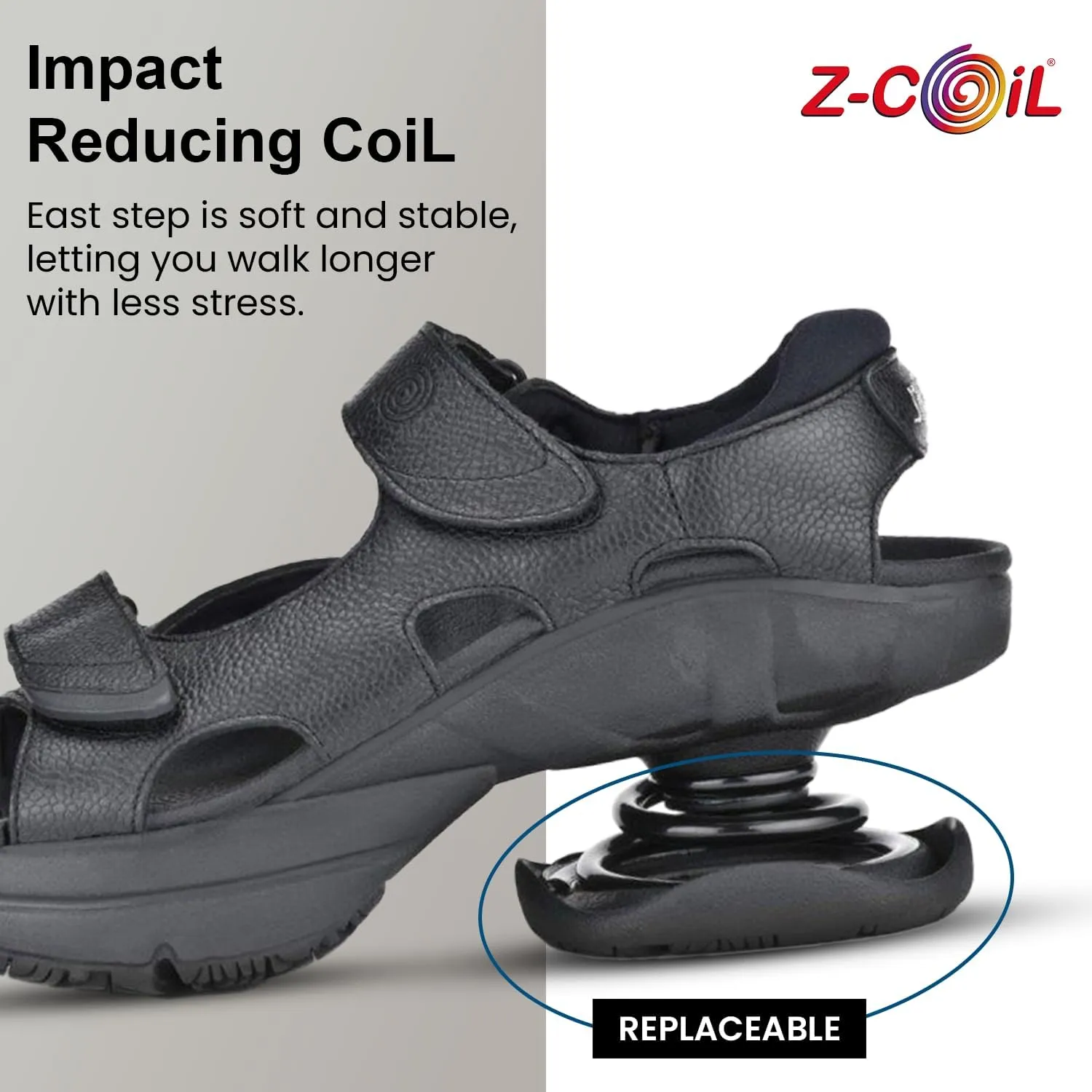 Z-CoiL Women's Pain Relief Sandal, Open Coil