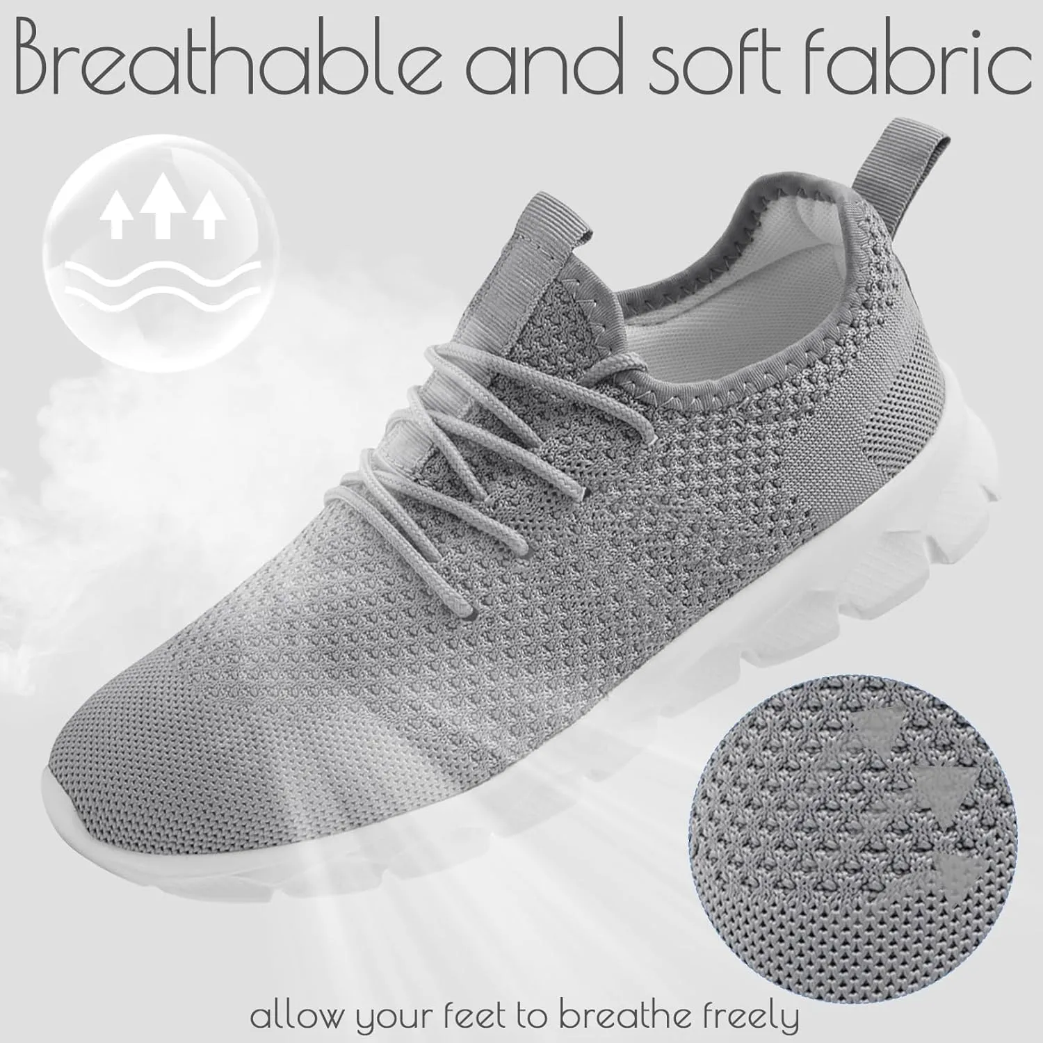 ZGPWZWL Mens Running Shoes Fashion Sneakers Tennis Walking Casual Athletic Lightweight Breathable Workout Gym Comfortable Shoes