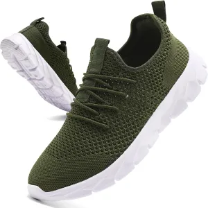 ZGPWZWL Mens Running Shoes Fashion Sneakers Tennis Walking Casual Athletic Lightweight Breathable Workout Gym Comfortable Shoes