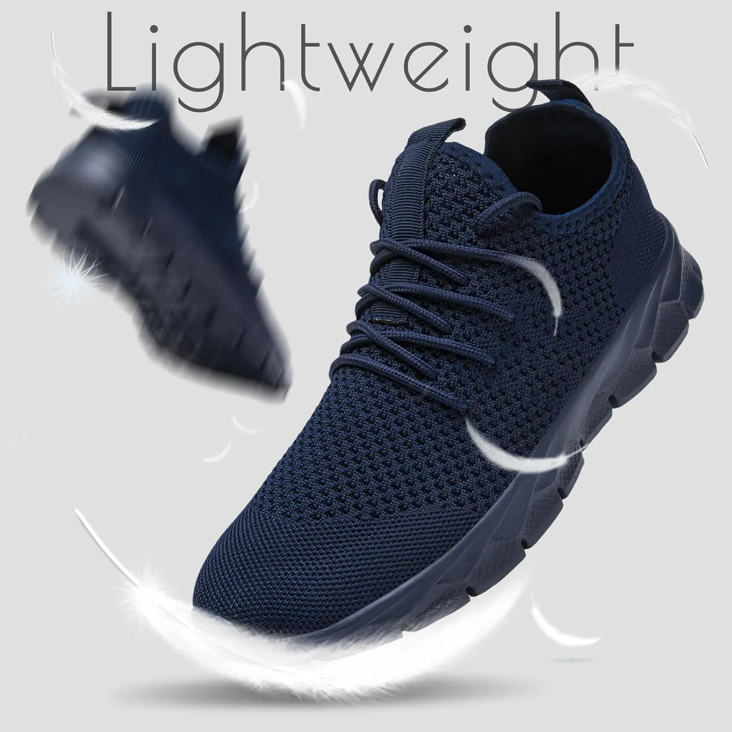 ZGPWZWL Mens Running Shoes Fashion Sneakers Tennis Walking Casual Athletic Lightweight Breathable Workout Gym Comfortable Shoes