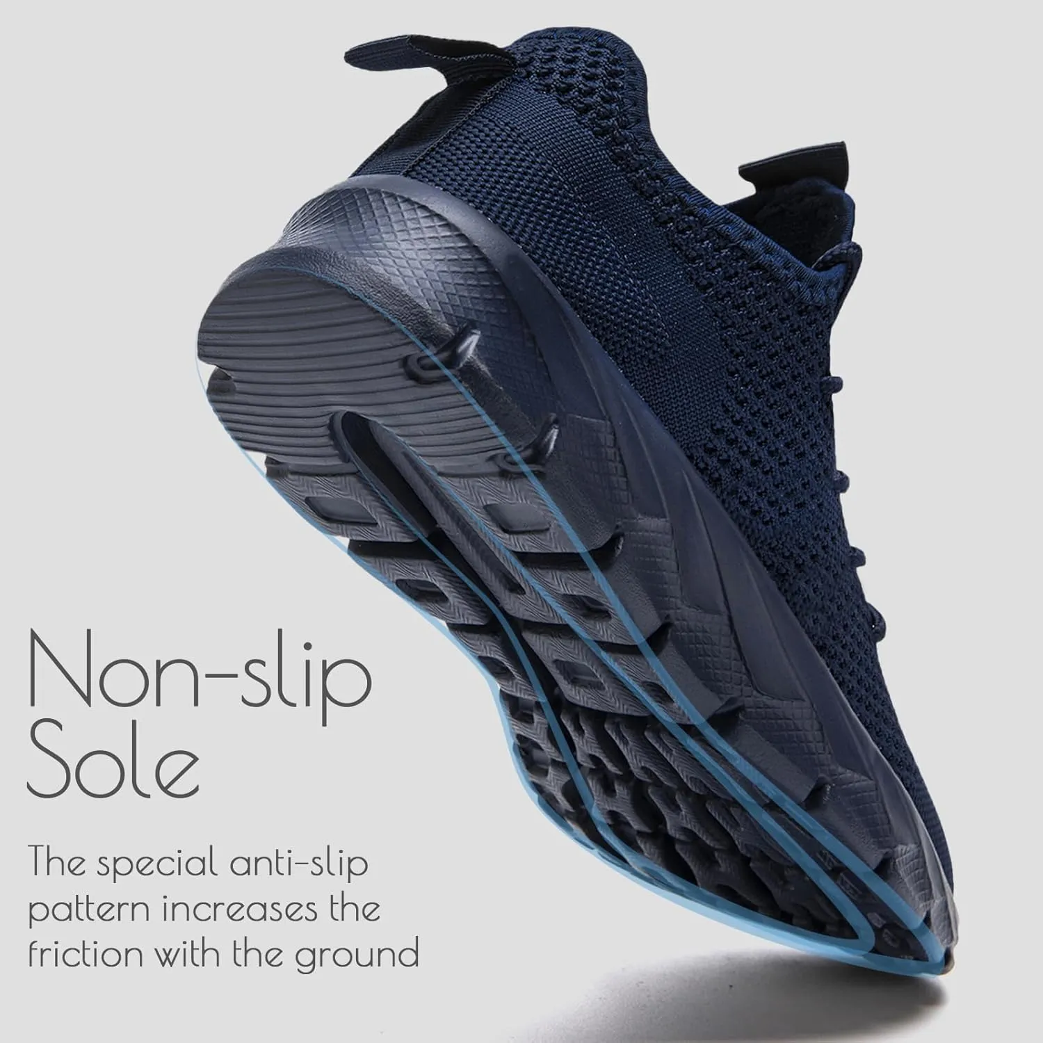 ZGPWZWL Mens Running Shoes Fashion Sneakers Tennis Walking Casual Athletic Lightweight Breathable Workout Gym Comfortable Shoes