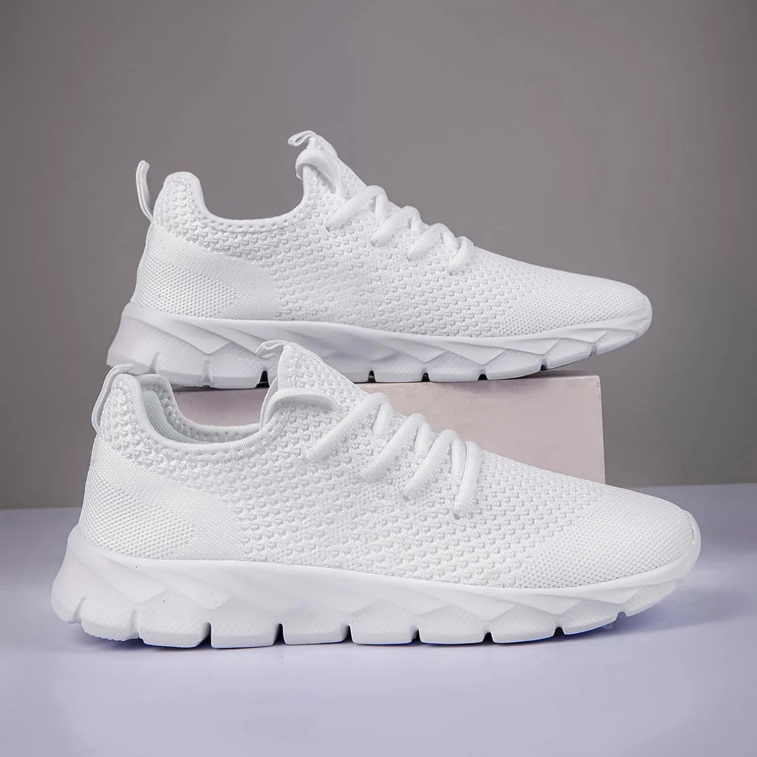 ZGPWZWL Mens Running Shoes Fashion Sneakers Tennis Walking Casual Athletic Lightweight Breathable Workout Gym Comfortable Shoes