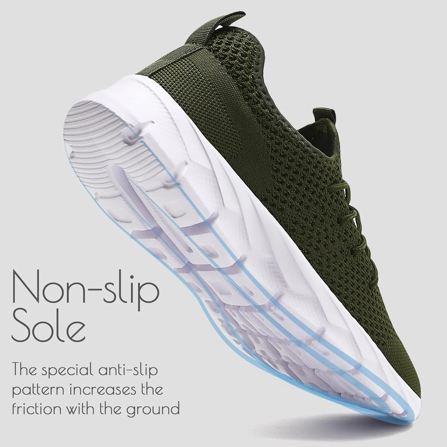 ZGPWZWL Mens Running Shoes Fashion Sneakers Tennis Walking Casual Athletic Lightweight Breathable Workout Gym Comfortable Shoes